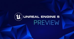 Unreal Engine 5 プレビュー版のロゴ