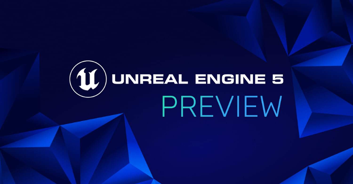 Unreal Engine 5 プレビュー版のロゴ