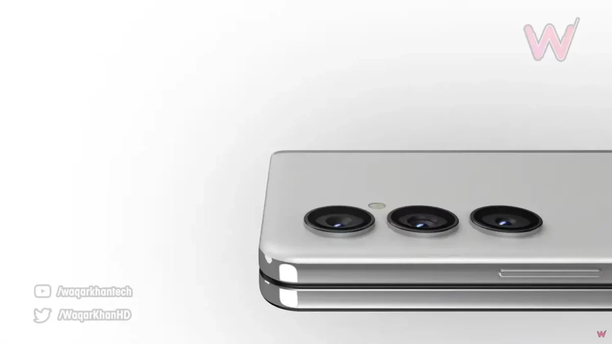 Galaxy Z Fold4のコンセプトイメージ　カメラ部分