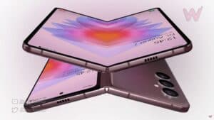 Galaxy Z Fold4のコンセプトイメージ折りたたみ状態