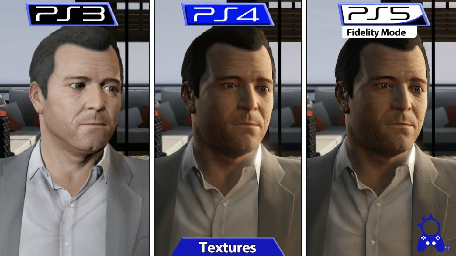 GTA V 次世代機版リリースに伴いPS3-PS4-PS5での画質比較動画が公開