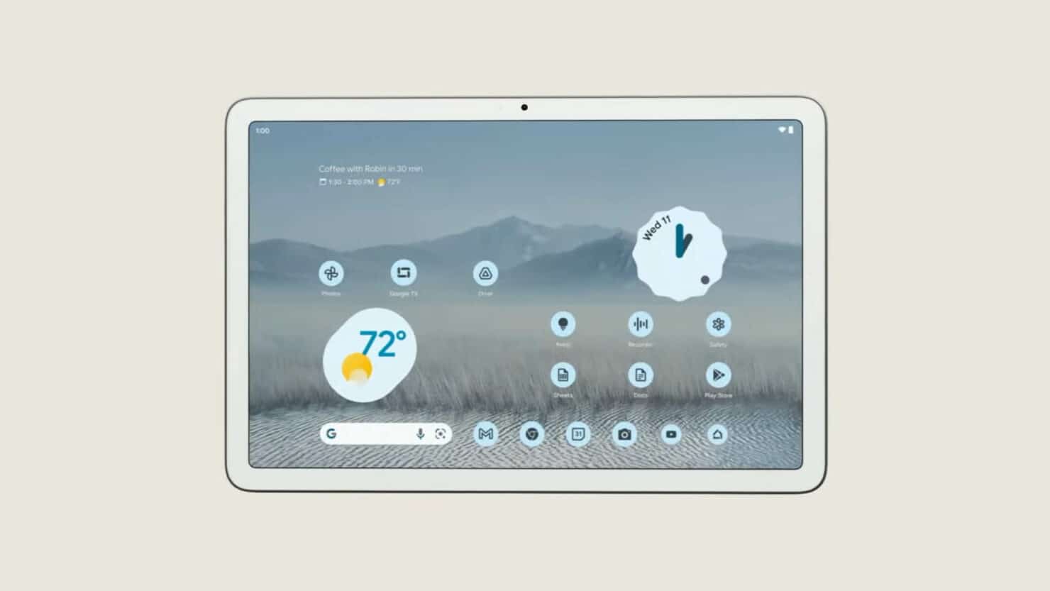Googleが7年ぶりに新たなタブレット「Pixel Tablet」を発表