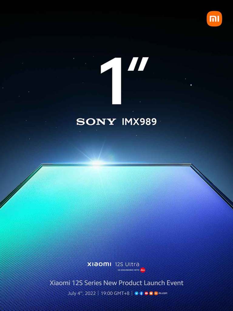 Sony IMX 989 for Xiaomi 12S ultra 1