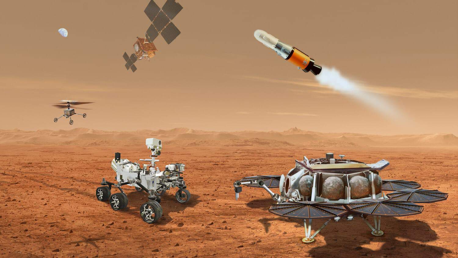 NASAは2033年に火星の岩石など、サンプルを地球に届ける計画