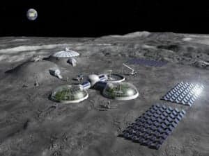 Artist impression of a Moon Base concept 1024x768 1