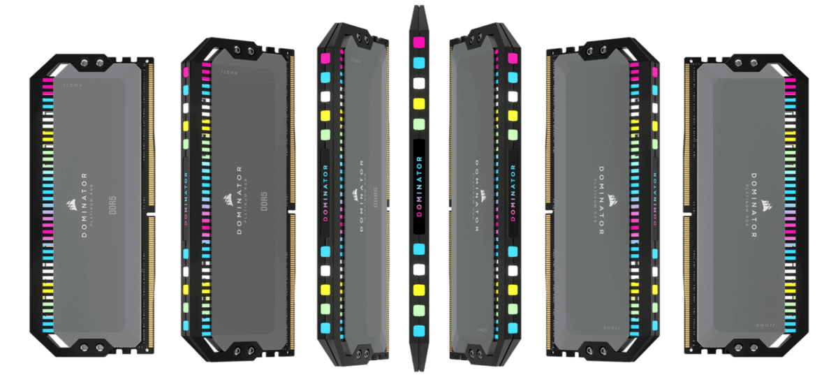 DOMINATOR RGB PLATINUM GREY DDR5 AMD RENDER 10