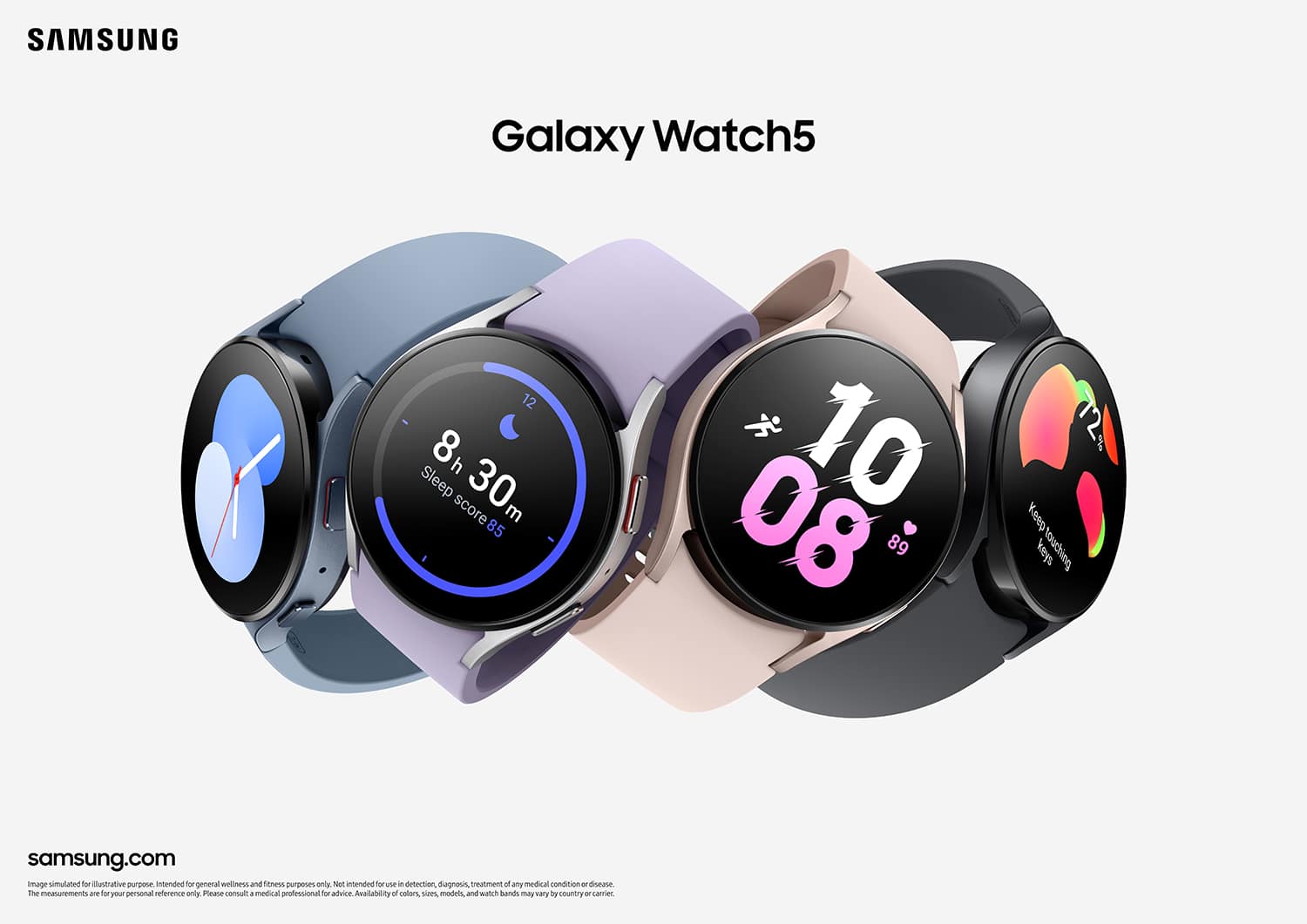 Samsungが新型スマートウォッチ「Galaxy Watch 5」及び「Galaxy Watch 5 Pro」を海外で発表 – 体温センサーとサファイアガラス採用