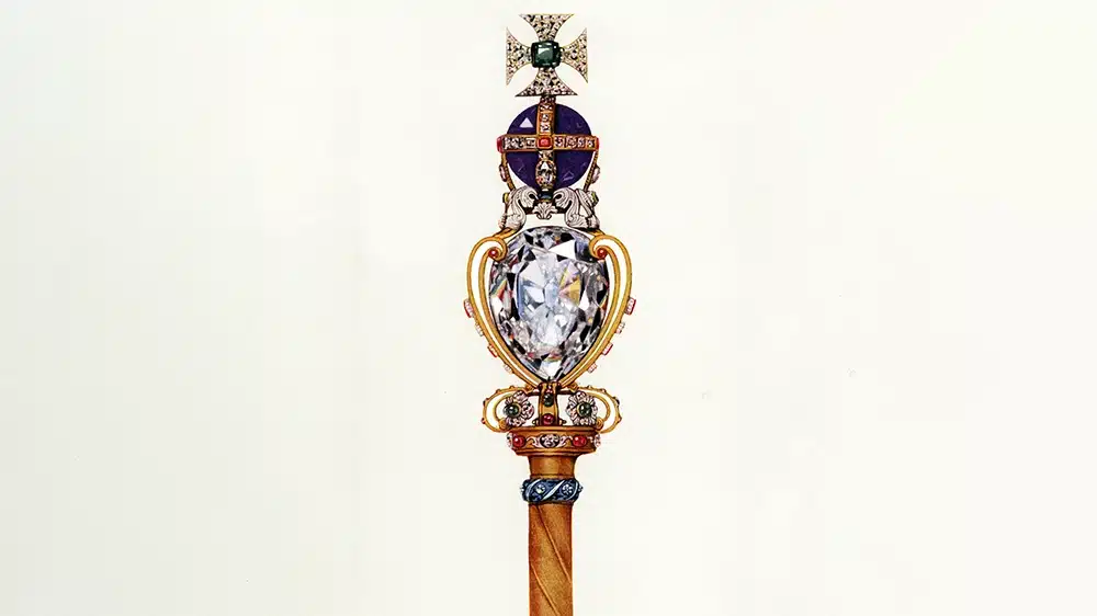 エリザベス女王の王笏にはめられていた世界最大のクリアカットダイヤモンドの所有権問題が、女王の死去により再燃