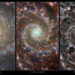 Multi observatory views of M74