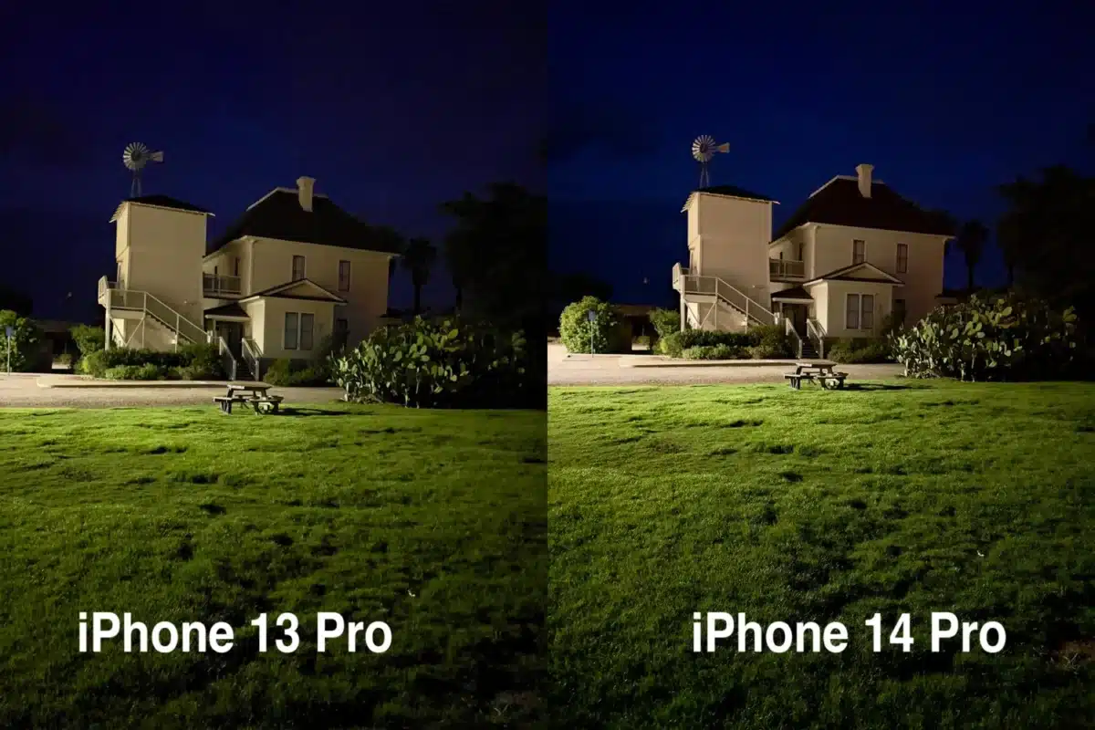 NIGHT MODE RAW Apple iphone 14 Pro review