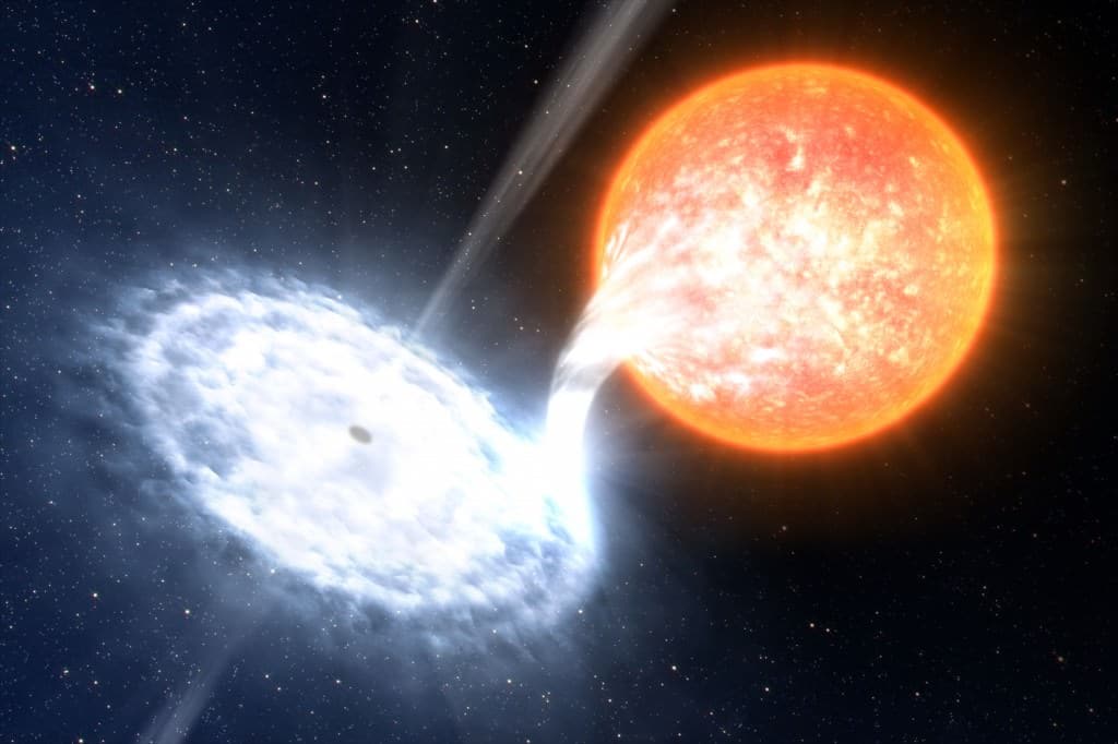 近傍のブラックホールを周回する太陽のような星を発見