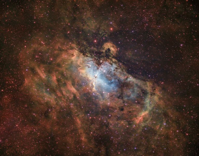 1375px Eagle nebula by Deddy Dayag 768x603 1