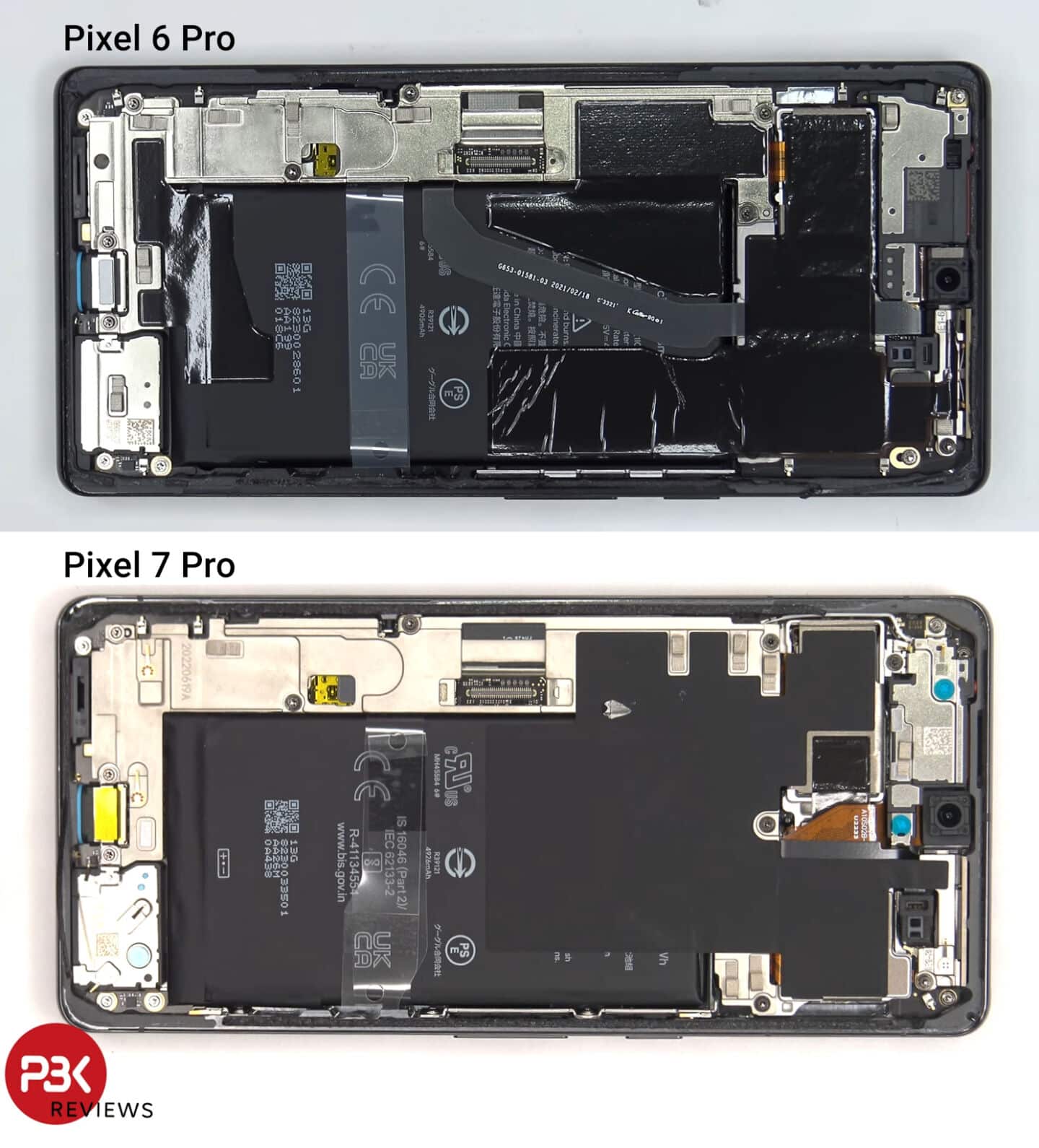 Pixel 7 Pro は Pixel 6 Pro よりも優れた冷却性能を備えていることが分解で明らかに