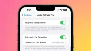 adaptive transparency airpods pro