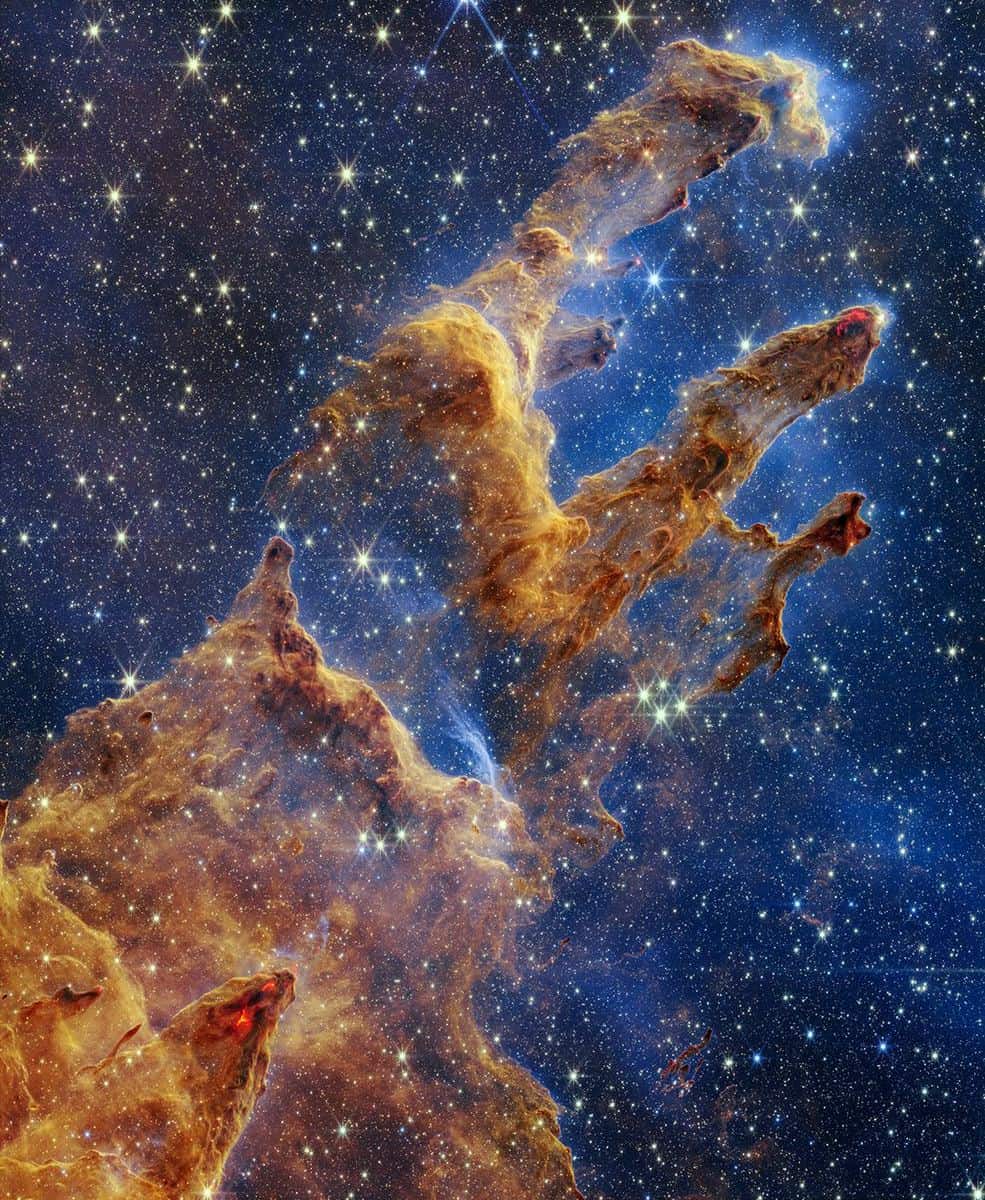 ジェイムズ・ウェッブ宇宙望遠鏡が写し出す「創造の柱」の見事な画像が公開