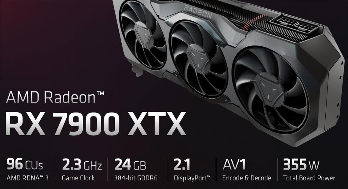AMD 7900 XTXの最初のベンチマークスコアがリークされたが、かなり残念な結果に