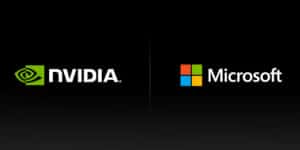 NVIDIAMicrosoftLogoGraphic