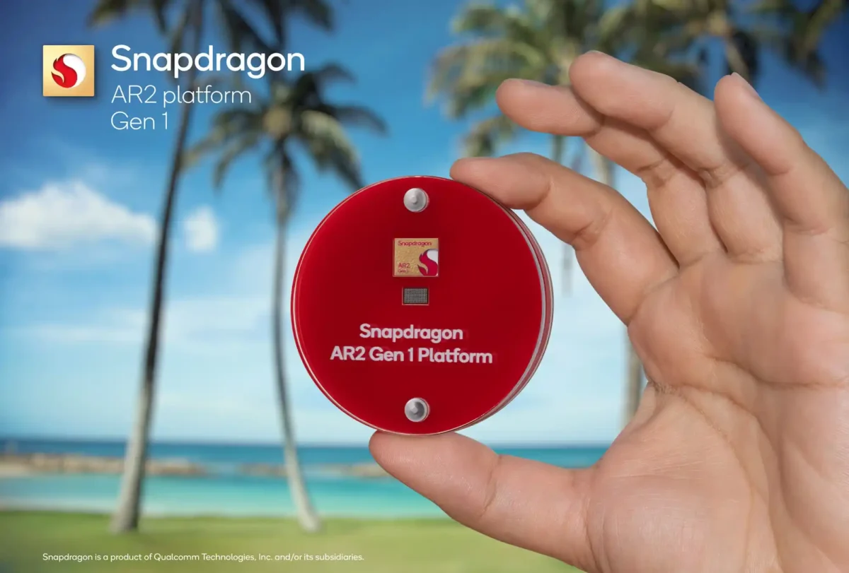 Snapdragon AR2 Gen 1 Platform Chip Case in Hand