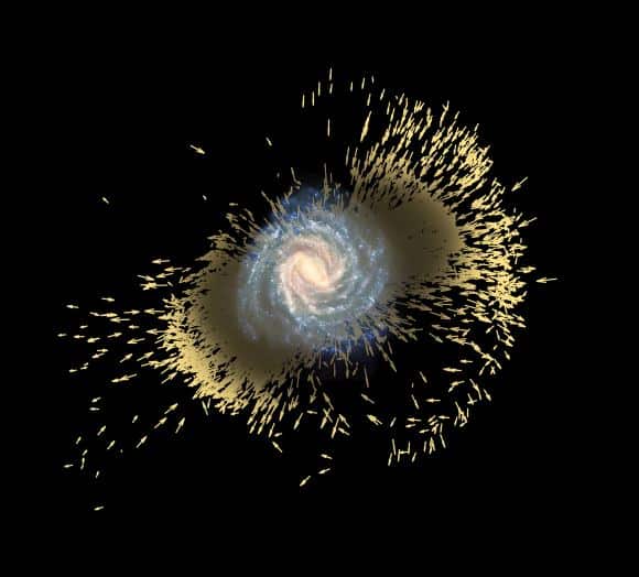 Stellar debris of galactic merger in the Milky Way 580x524 1