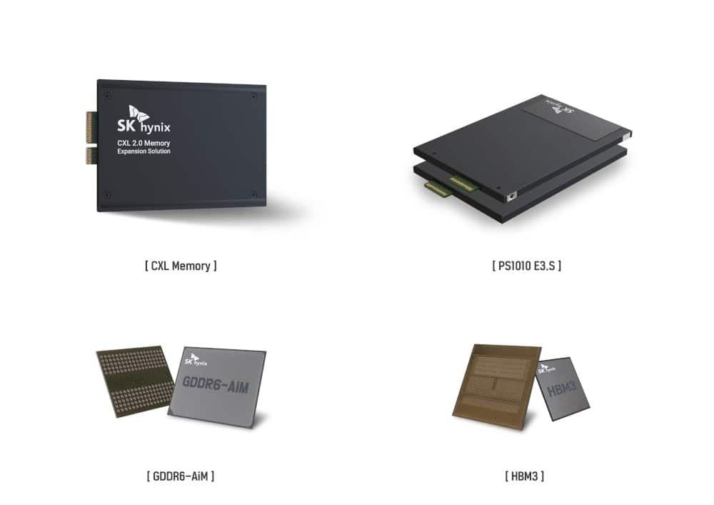 SK hynixがCES 2023でHBM3、GDDR6-AiM、CXL 2.0メモリを展示