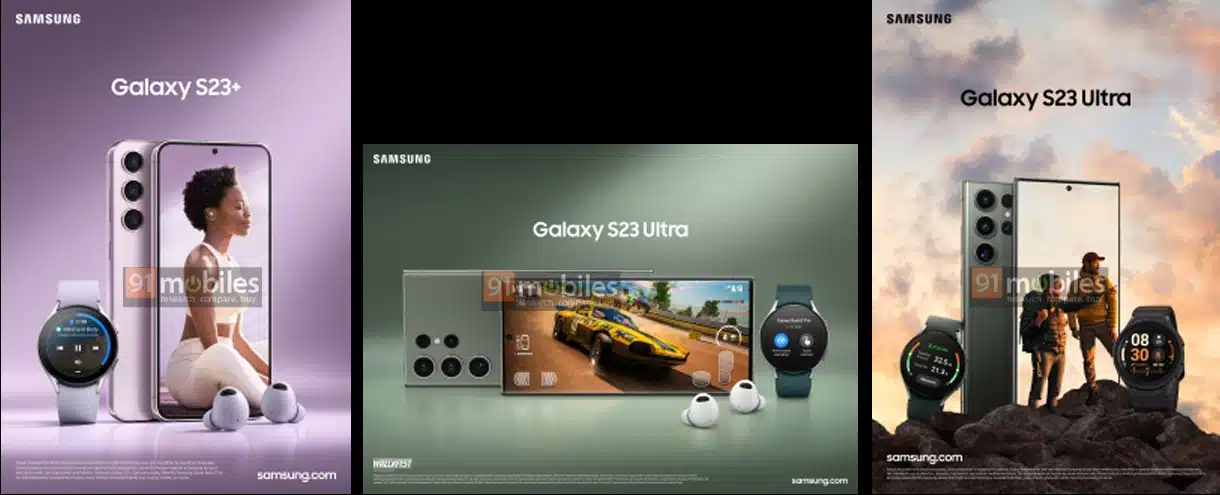 Samsung Galaxy S23 Samsung S23 Ultra signature colorways