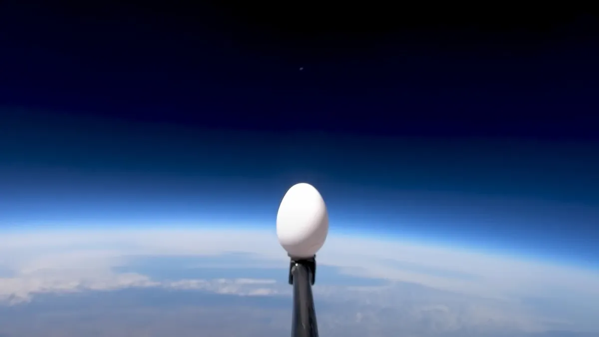 egg drop from space