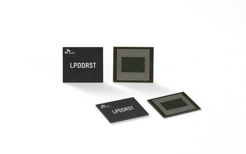 SK hynix、9.6Gbpsのデータレートを実現した LPDDR5T モバイル DRAMを発表