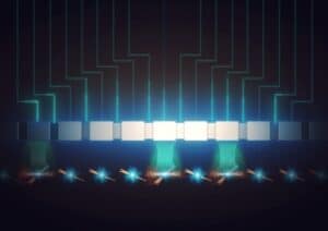 illustration showing how multiple qubits might be controlled using the new intrinsic spin orbit edsr process tony melov 1