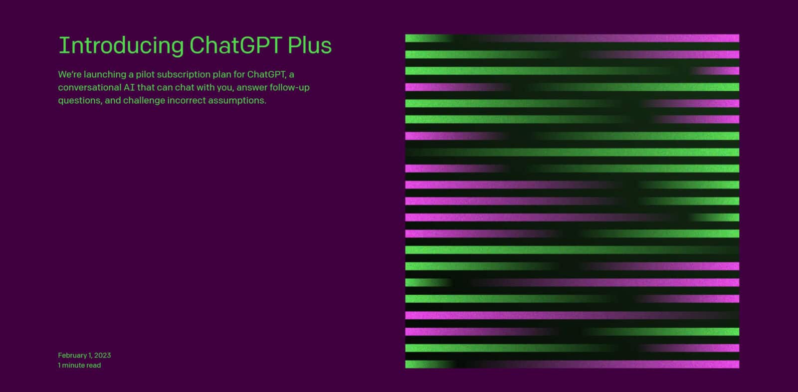 利用者急増によりChatGPTが有料プラン「ChatGPT Plus」の受付を停止