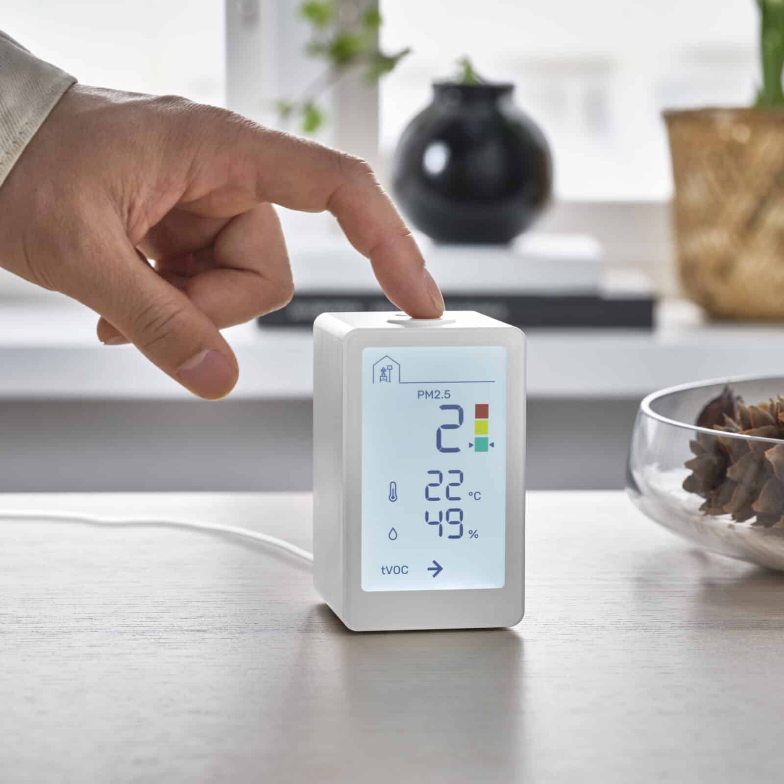 IKEA、Matter対応の空気品質モニター「Vindstyrka」を4月に発売