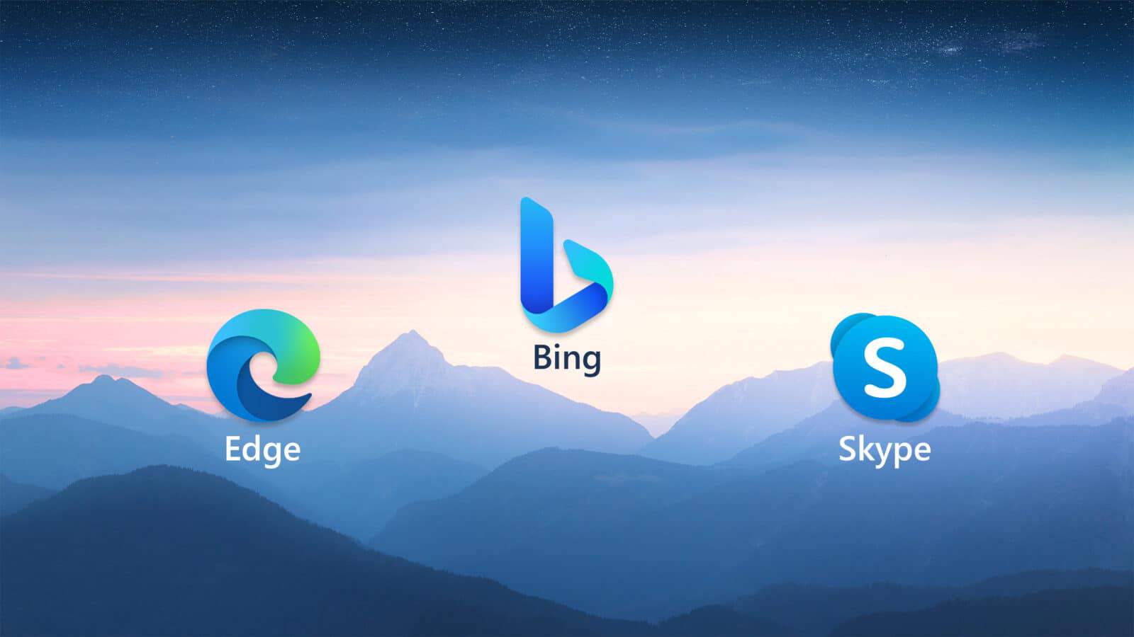 edge bing skype
