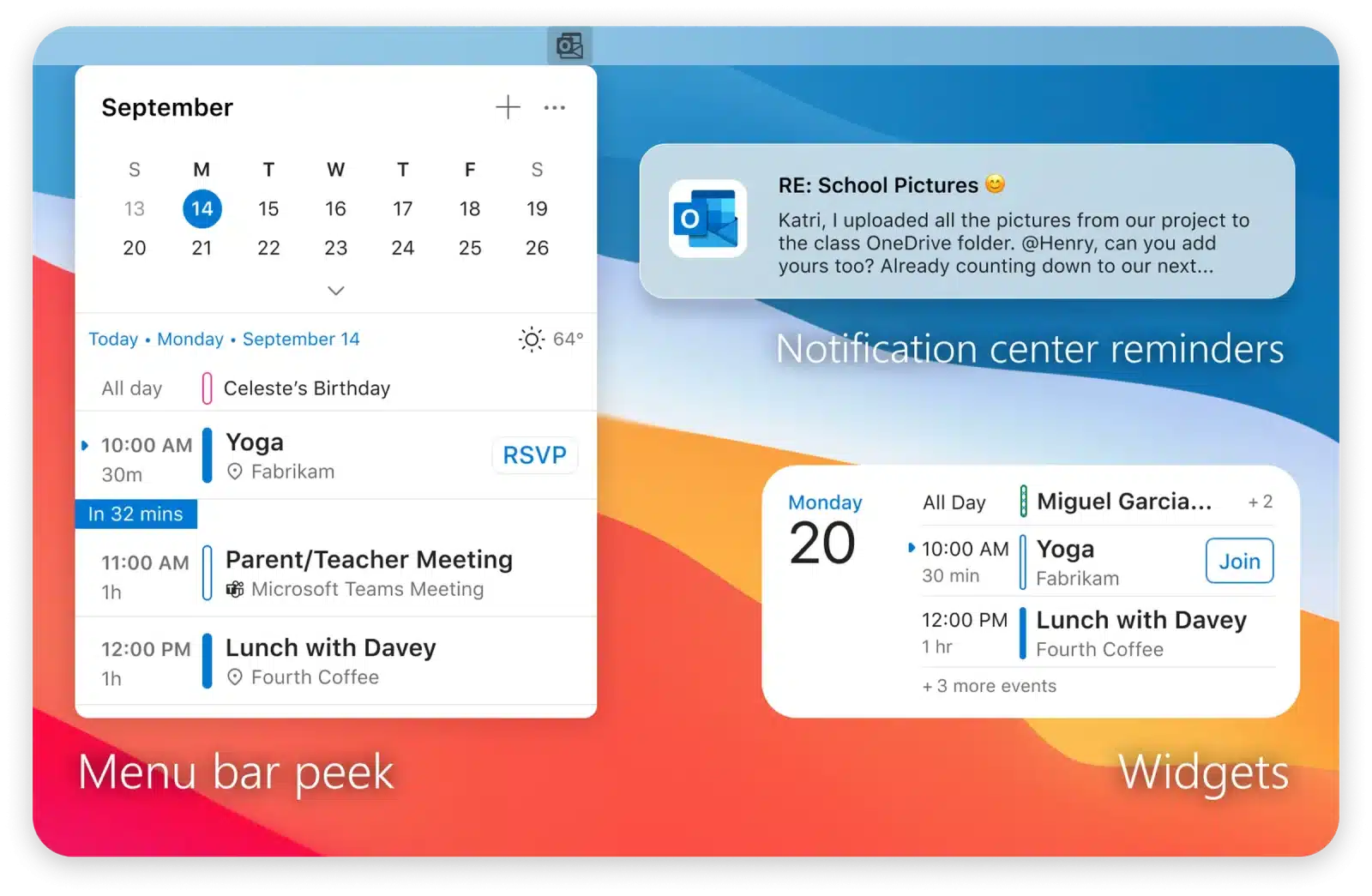 Outlook Menubar app 2x 1