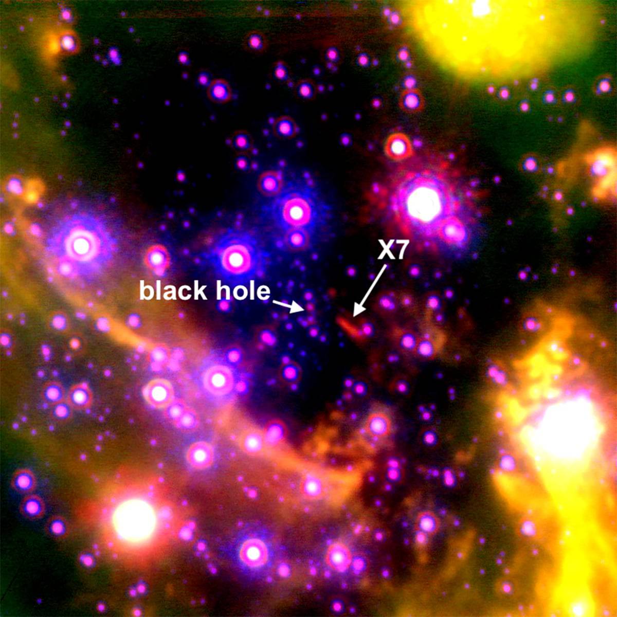 天の川銀河の中心にある超巨大ブラックホールに、謎の物体が引きずり込まれようとしている