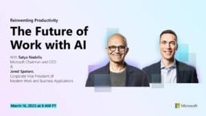 microsoft the future work with ai