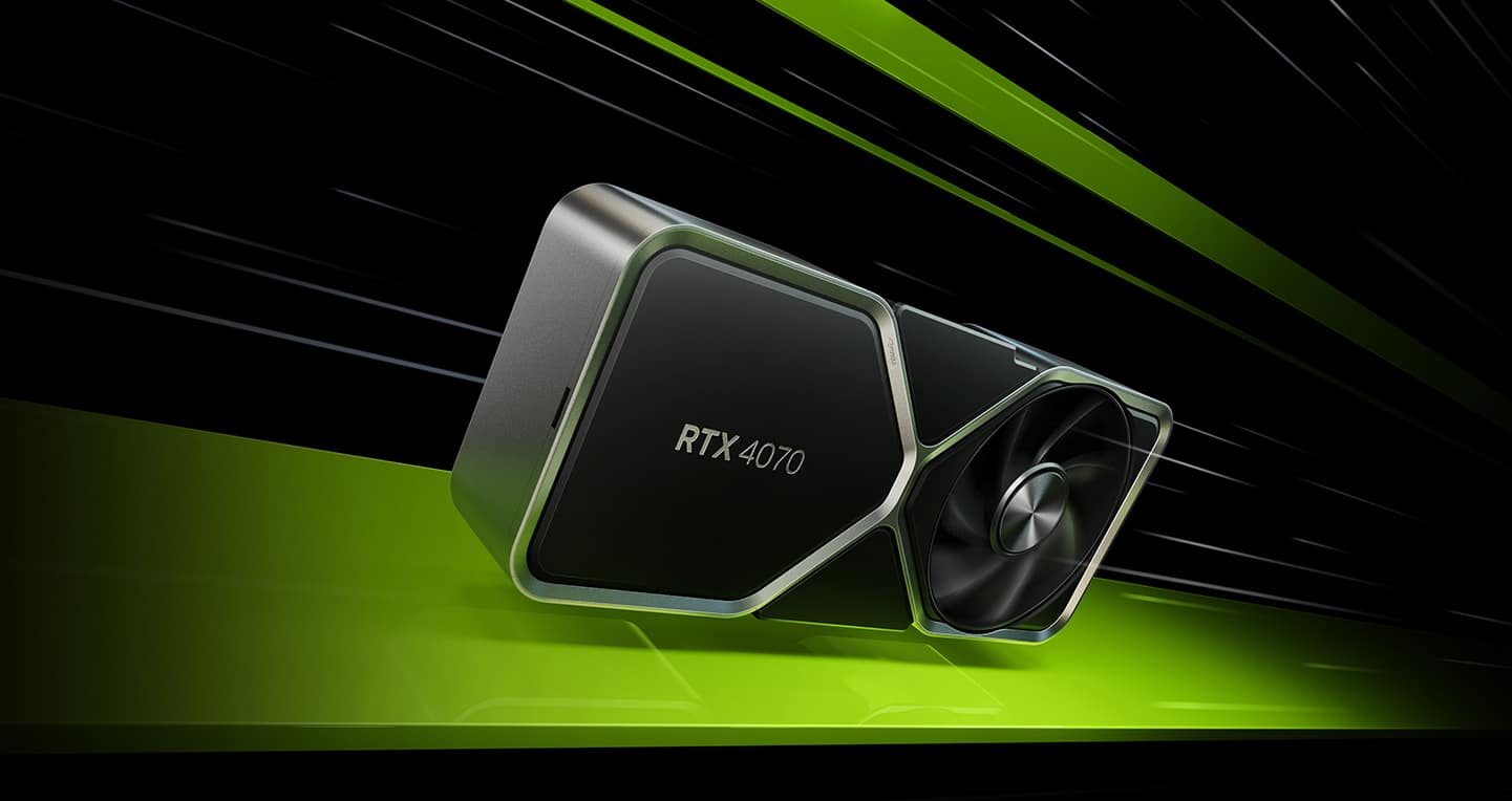 NVIDIA GeForce RTX 4070 グラフィックボードを正式発表