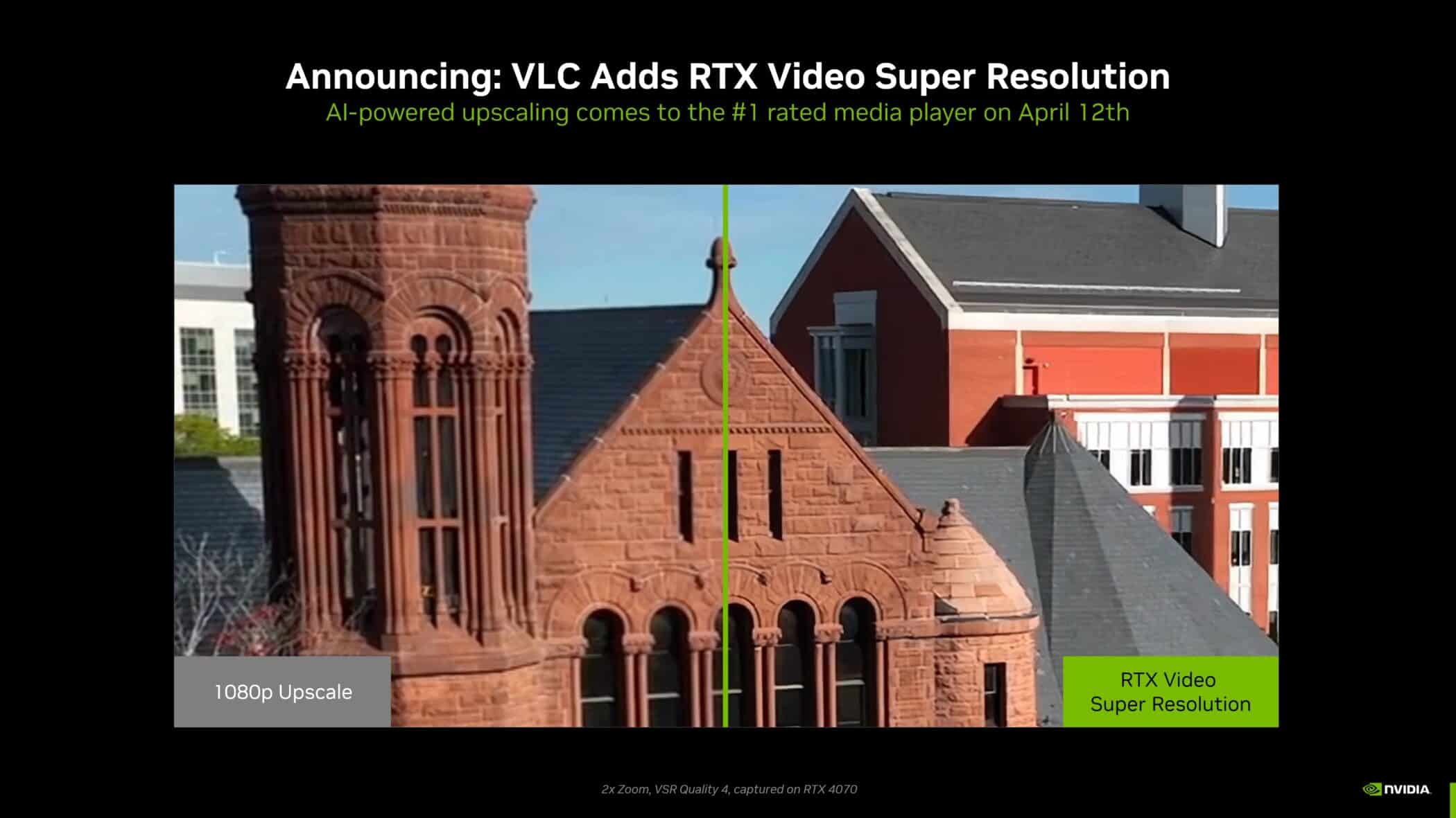 VLC media playerがRTX Video Super Resolutionに対応し、オフラインでの動画アップスケーリングが可能に
