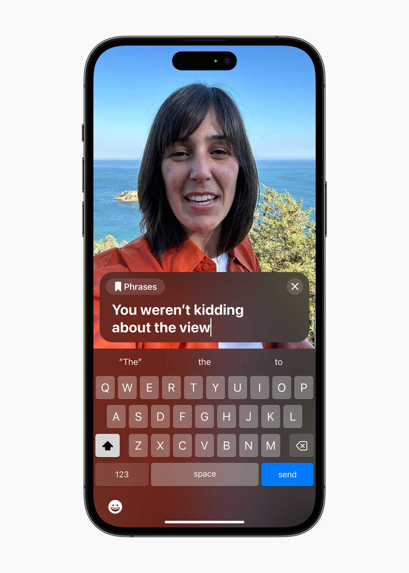 Apple accessibility FaceTime Live Speech