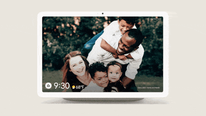 google home home panel pixel tablet gif anim