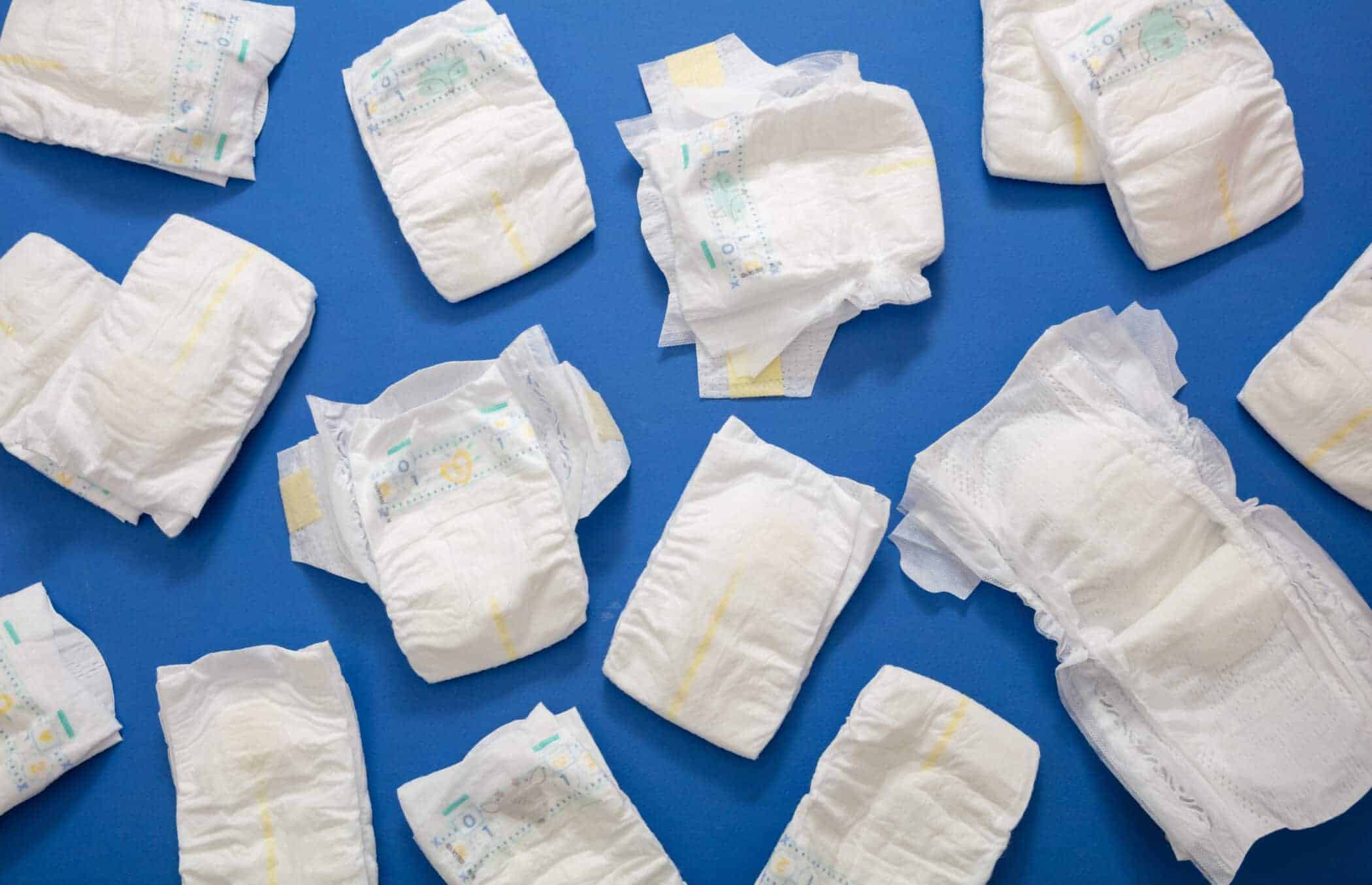 used baby nappies