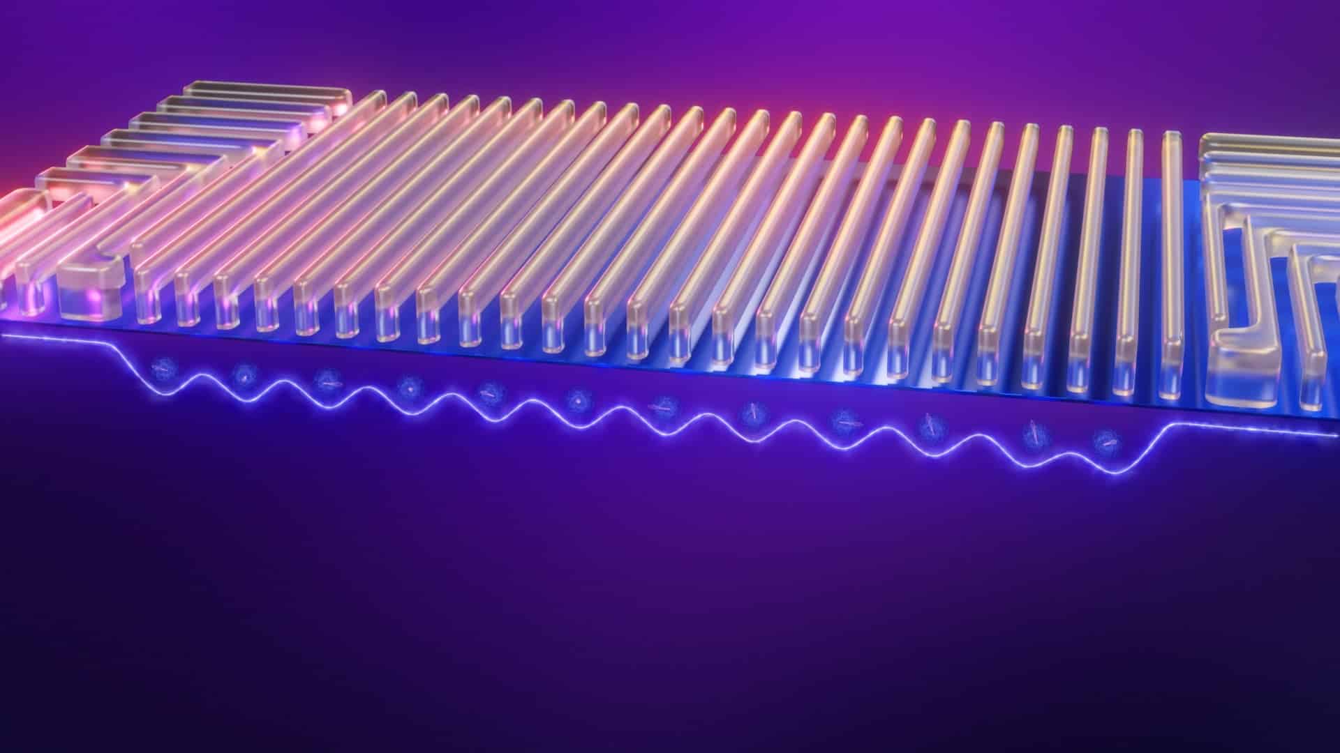 Intel schematic electron under 12 qubit quantum dot