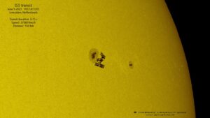 Thierry Legault the sun and ISS2