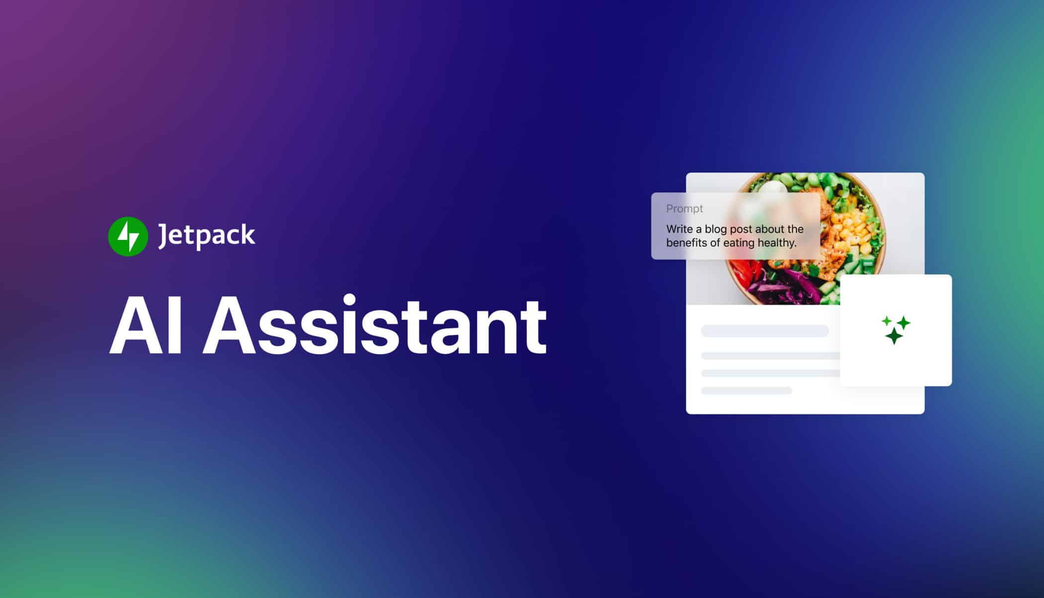 WordPress向けAIアシスタント「Jetpack AI Assistant」が登場：ブログ記事の作成やテーブル生成などを支援
