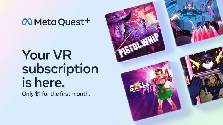 Meta、VRゲームサブスクリプションプラン「Meta Quest+」を発表
