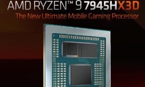 AMD Ryzen 9 7945HX3D 3D V cache Laptop CPU 1 g standard scale 4 00x Custom g standard scale 4 00x Custom 2
