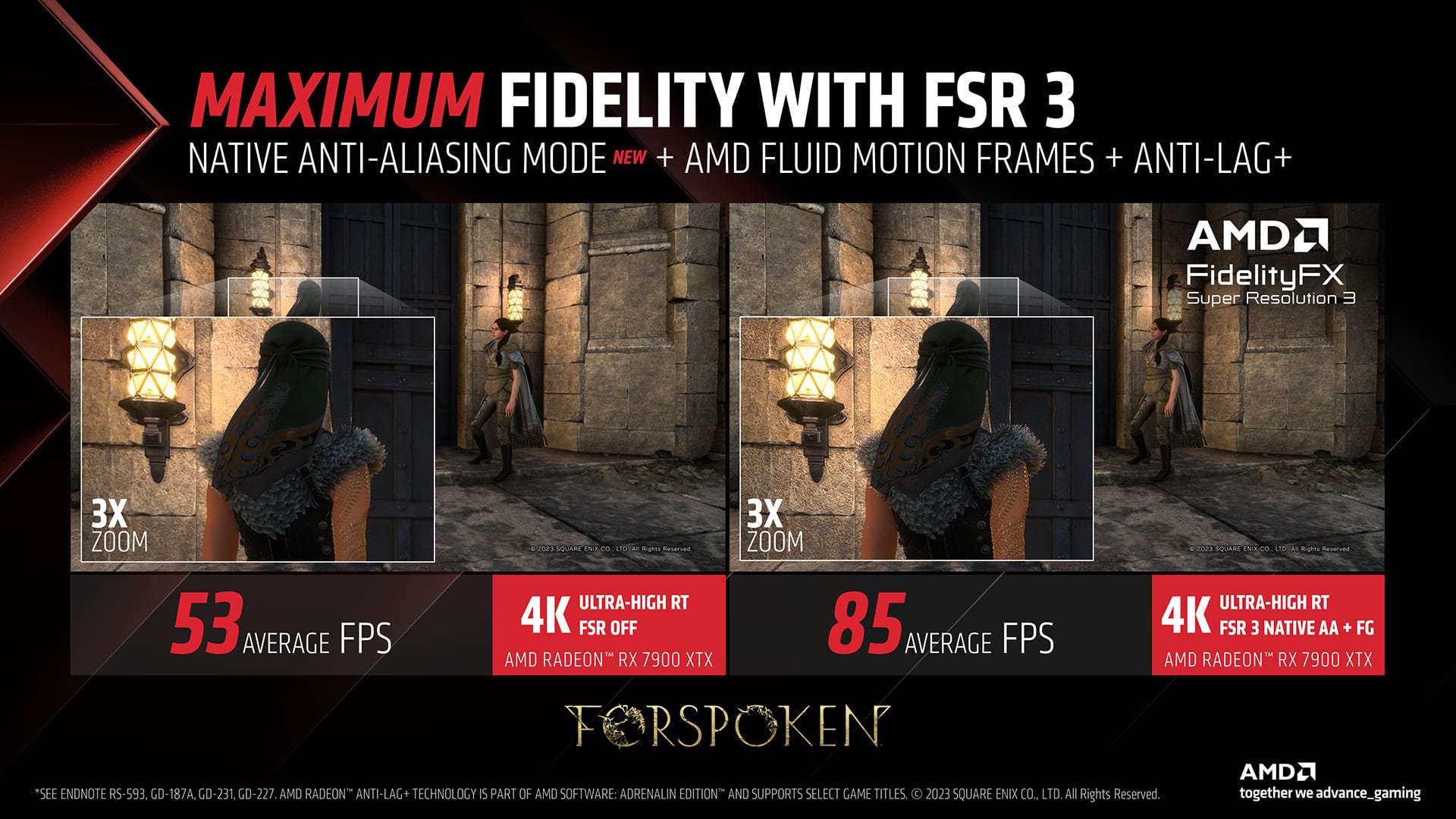 AMD FSR 3 Gamescom blog Native AA