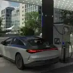 Mercedes EV charging station 1