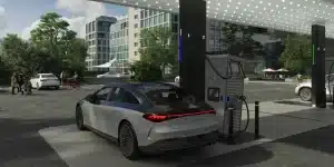 Mercedes EV charging station 1