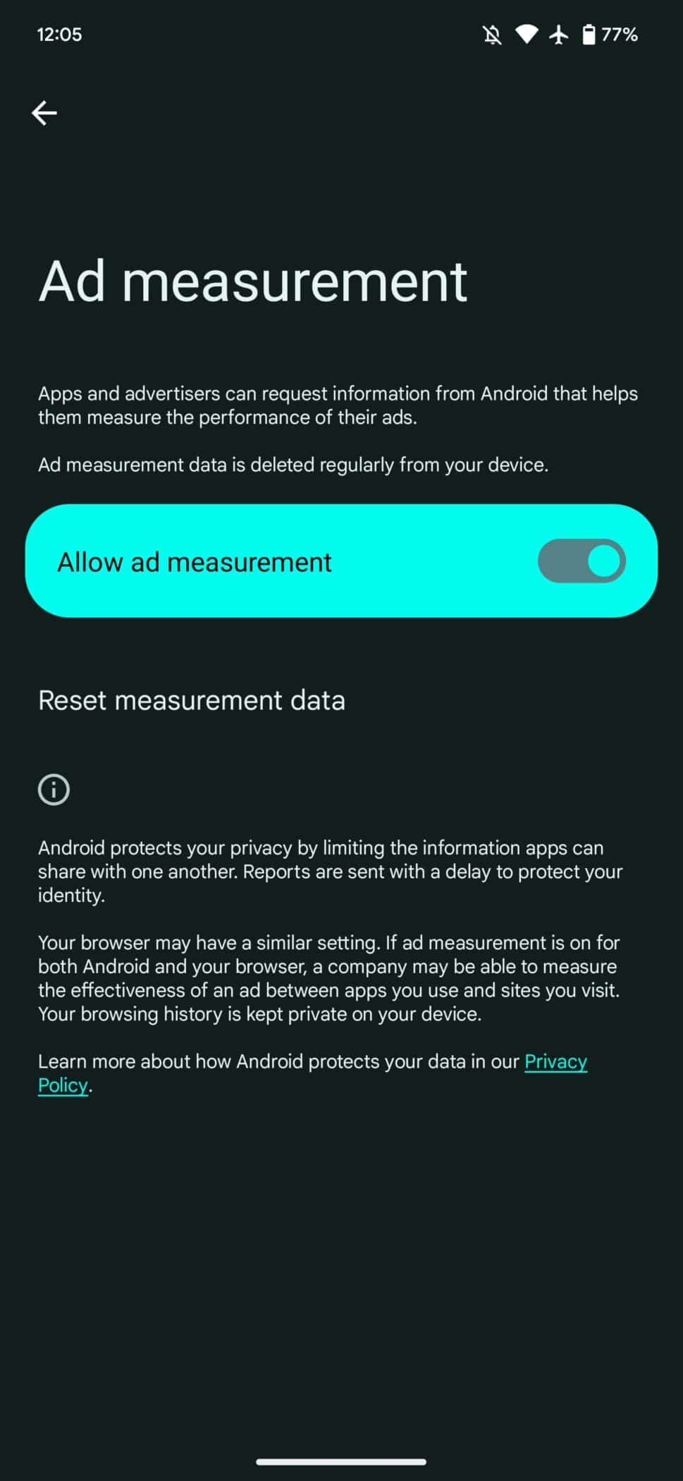 android ads privacy 7
