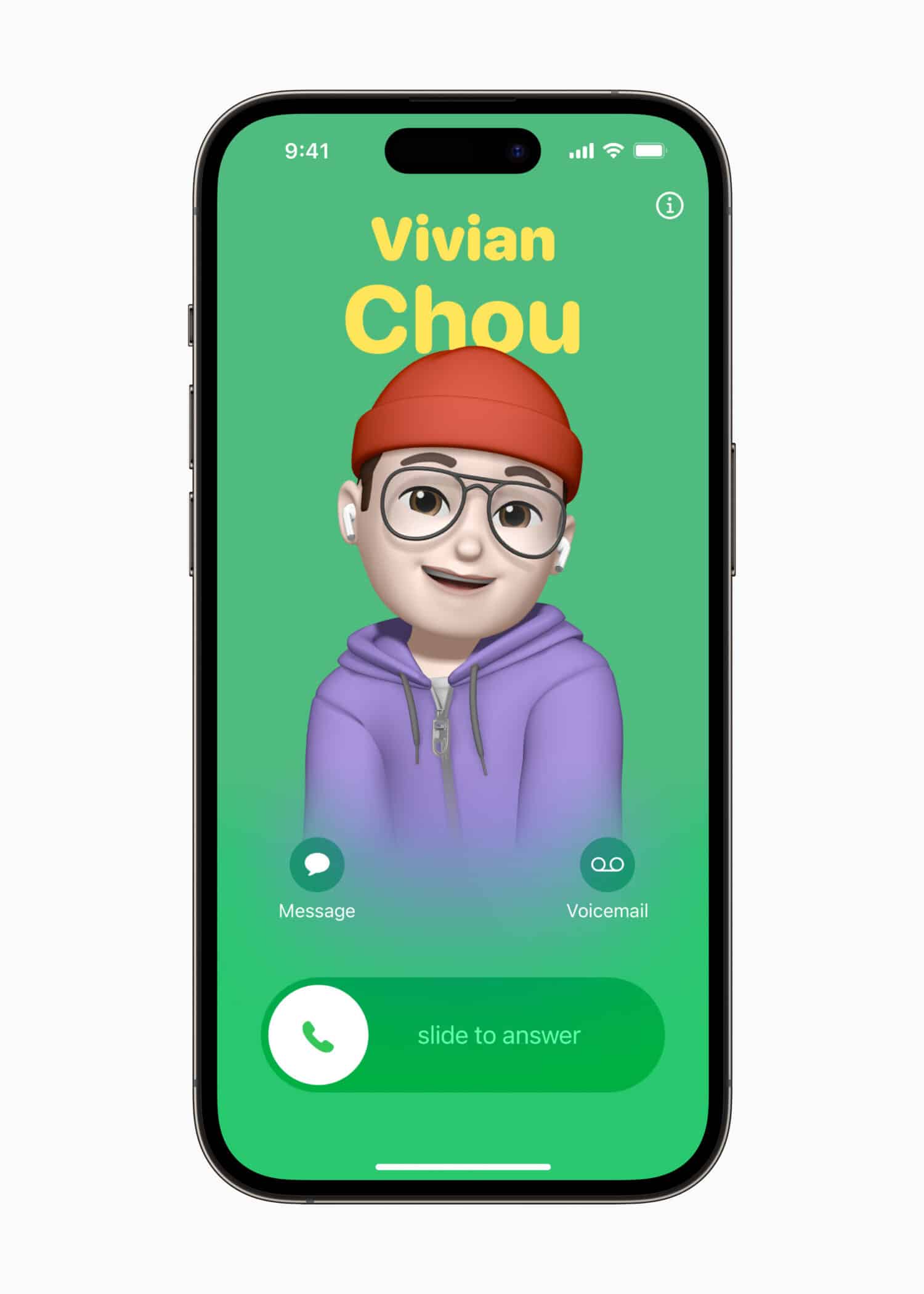 Apple WWDC23 iOS 17 Contact Posters Vivian Chou 230605