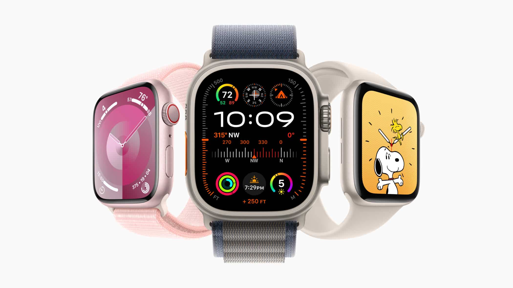 Apple watchOS 10 watch family